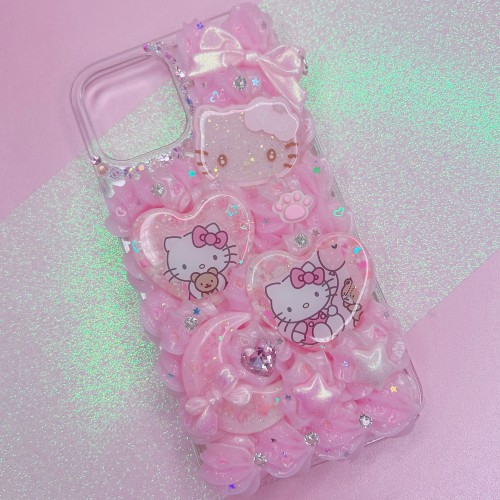 iPhone 12 Pro Max Hello Kitty Whip case